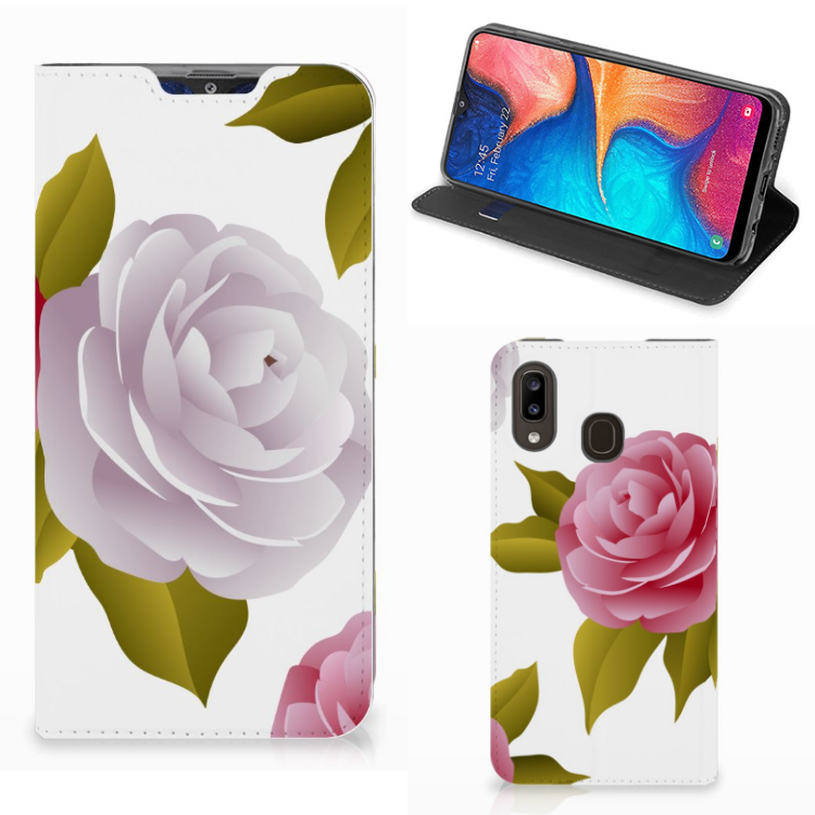 Samsung Galaxy A30 Smart Cover Roses