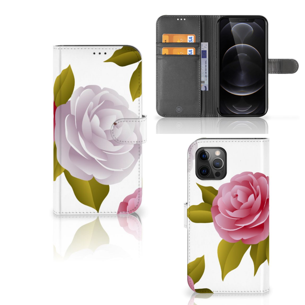 Apple iPhone 12 Pro Max Hoesje Roses