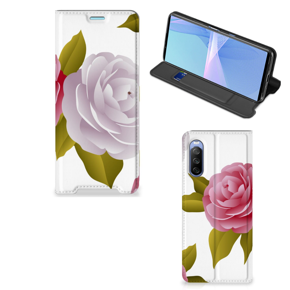 Sony Xperia 10 III Smart Cover Roses