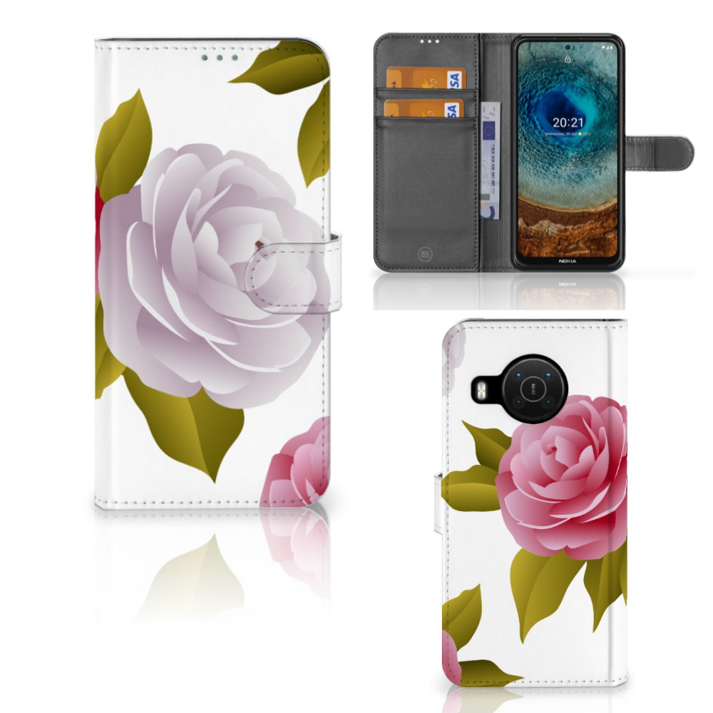 Nokia X10 | Nokia X20 Hoesje Roses