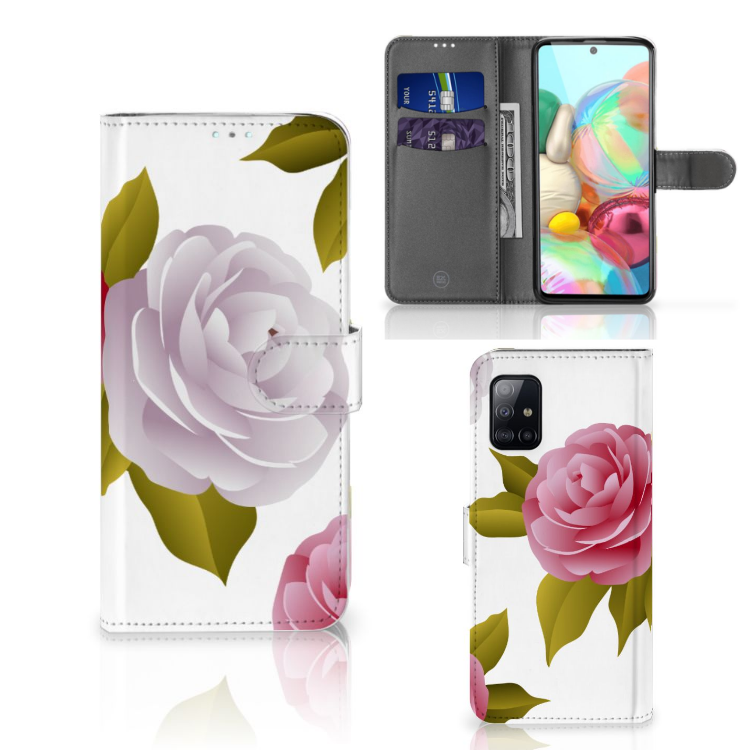 Samsung Galaxy A71 Hoesje Roses