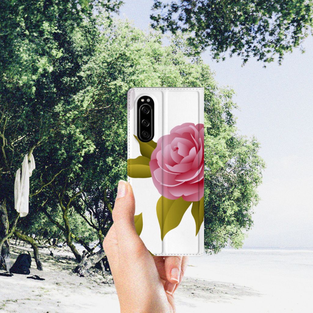 Sony Xperia 5 Smart Cover Roses