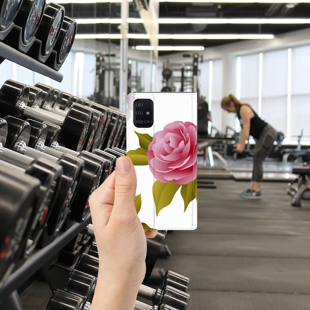 Samsung Galaxy A51 Smart Cover Roses