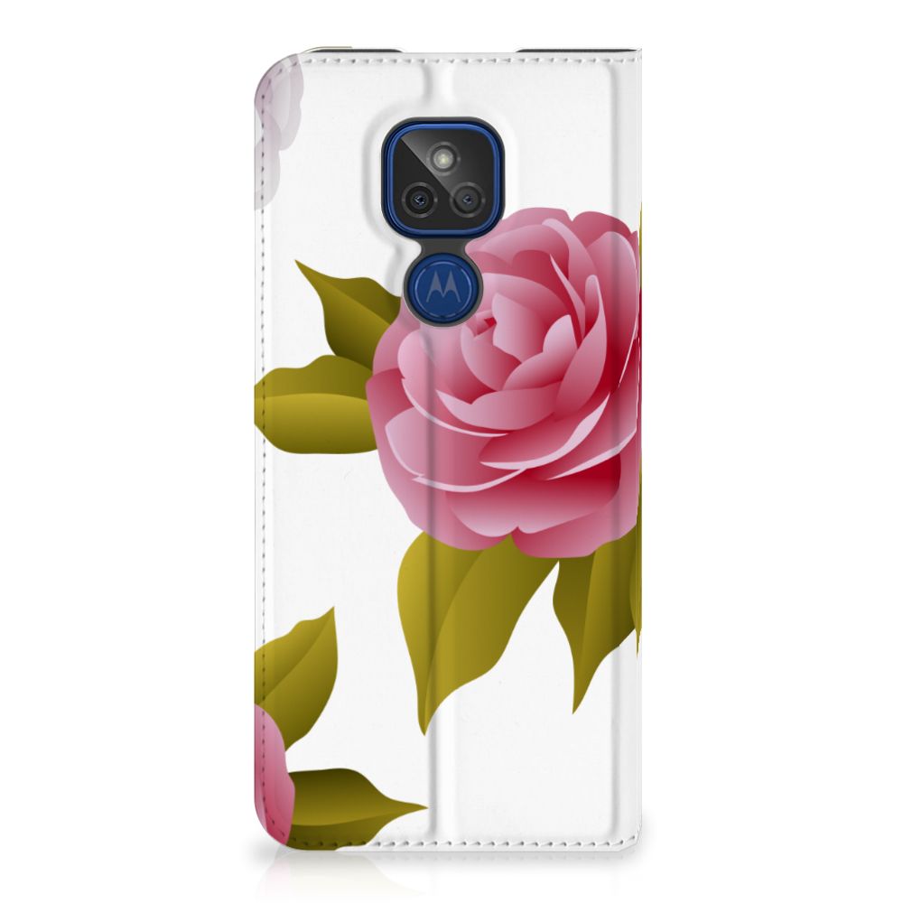 Motorola Moto G9 Play Smart Cover Roses