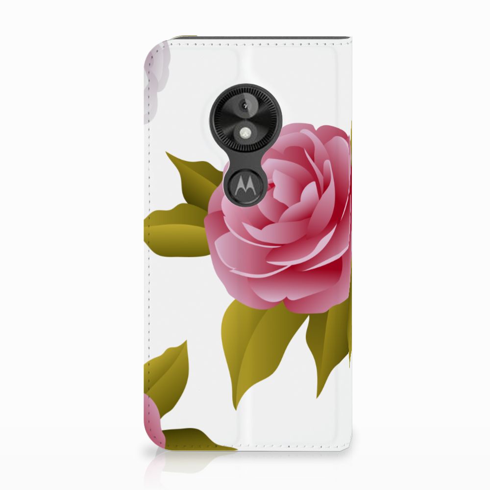 Motorola Moto E5 Play Smart Cover Roses