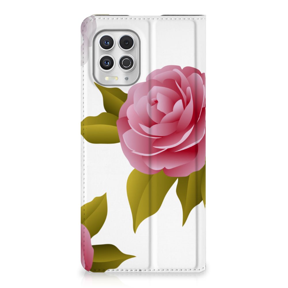 Motorola Moto G100 Smart Cover Roses