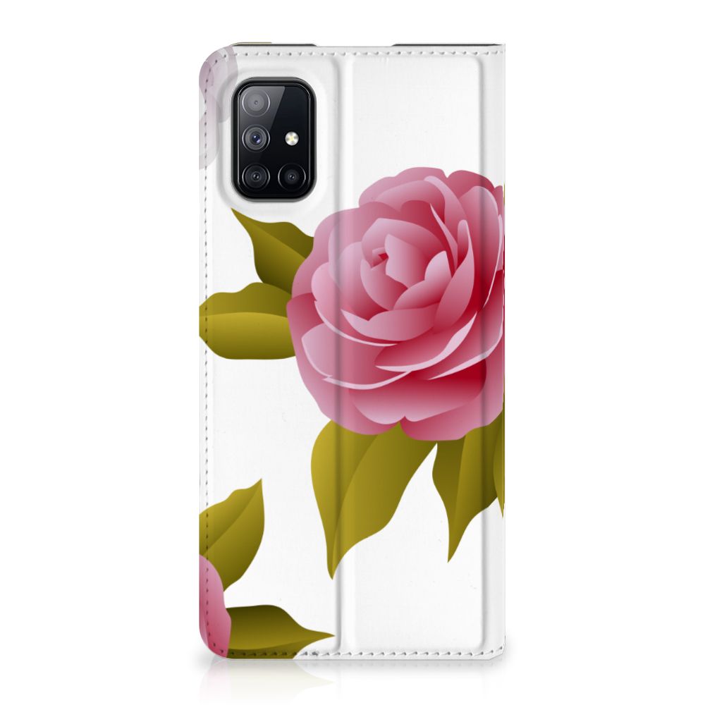 Samsung Galaxy M51 Smart Cover Roses