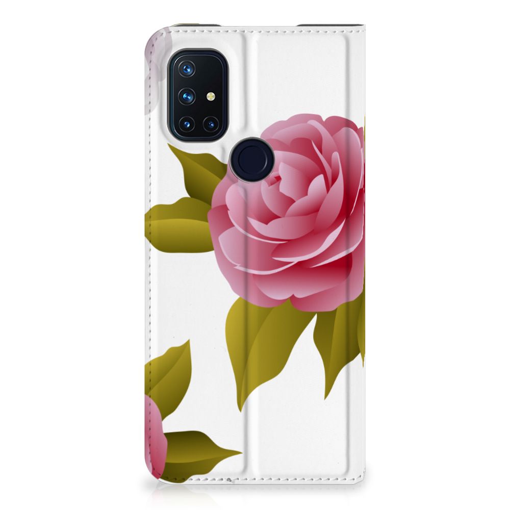 OnePlus Nord N10 5G Smart Cover Roses