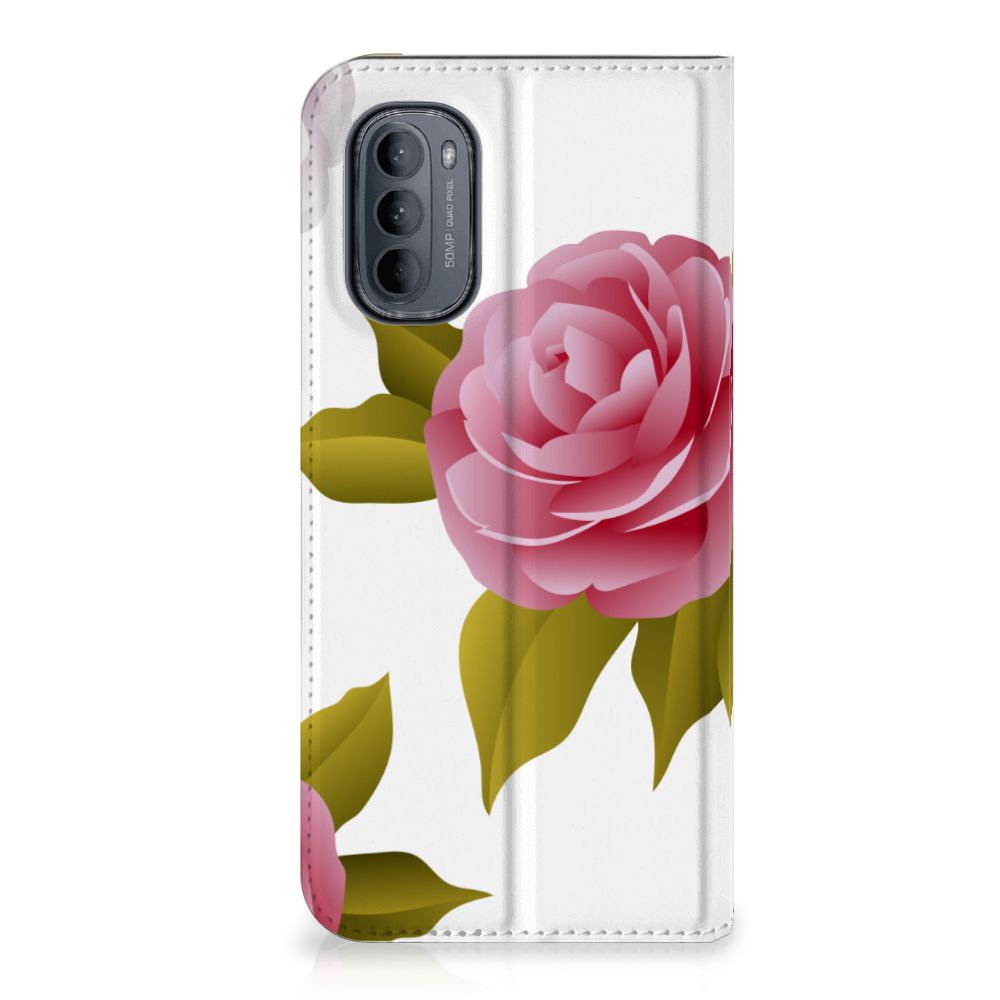 Motorola Moto G31 | G41 Smart Cover Roses