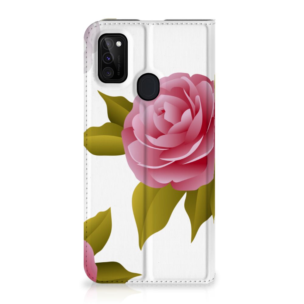 Samsung Galaxy M30s | M21 Smart Cover Roses