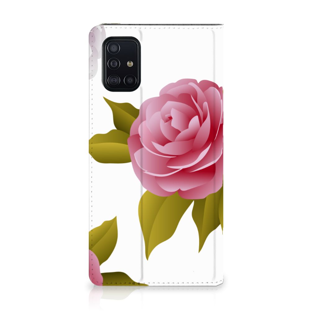 Samsung Galaxy A51 Smart Cover Roses