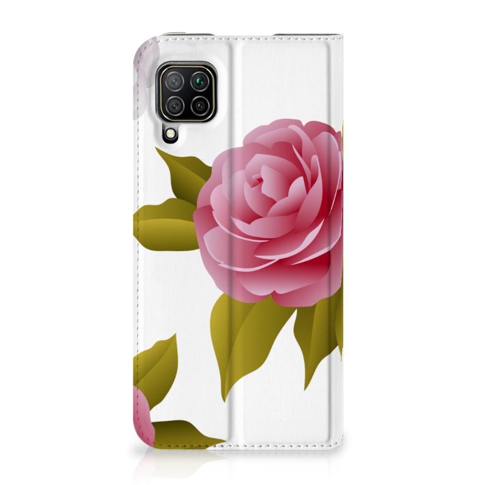 Huawei P40 Lite Smart Cover Roses
