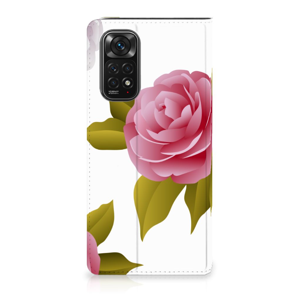 Xiaomi Redmi Note 11/11S Smart Cover Roses