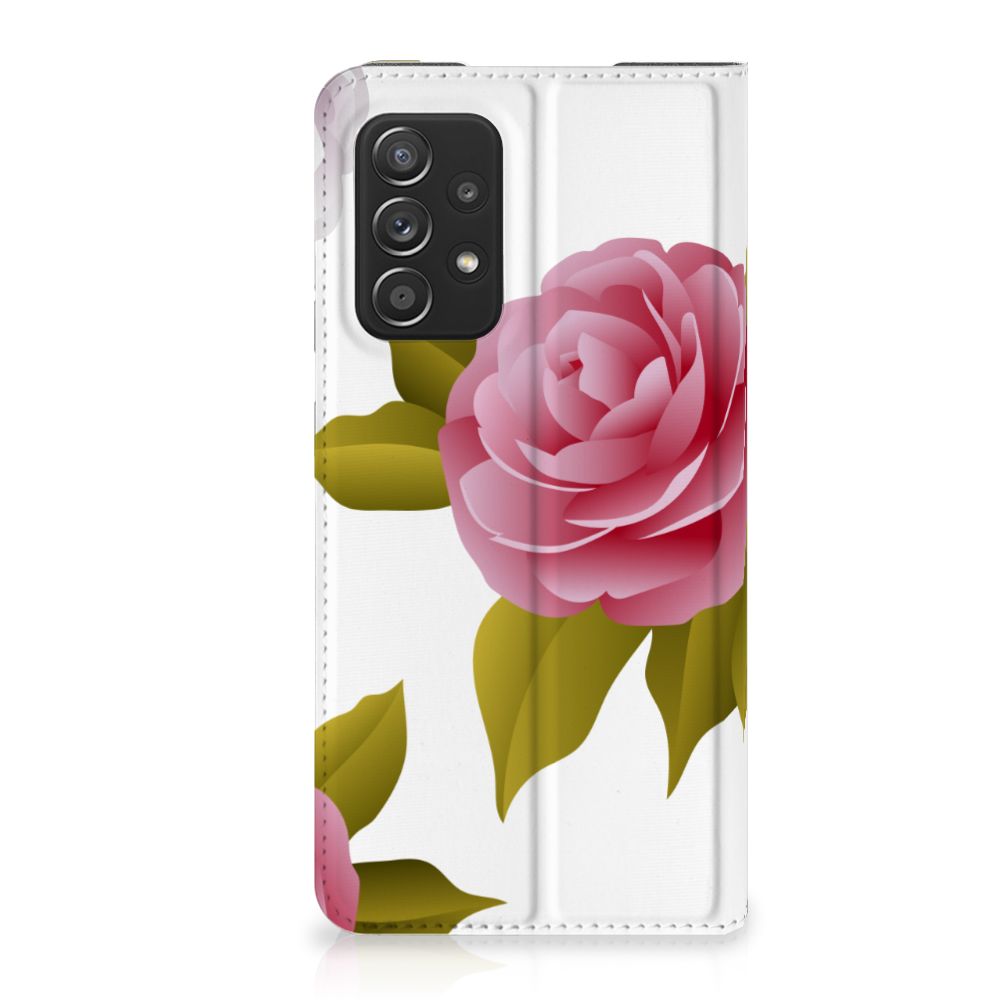 Samsung Galaxy A52 Smart Cover Roses