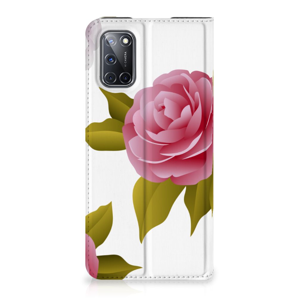 OPPO A52 | A72 Smart Cover Roses