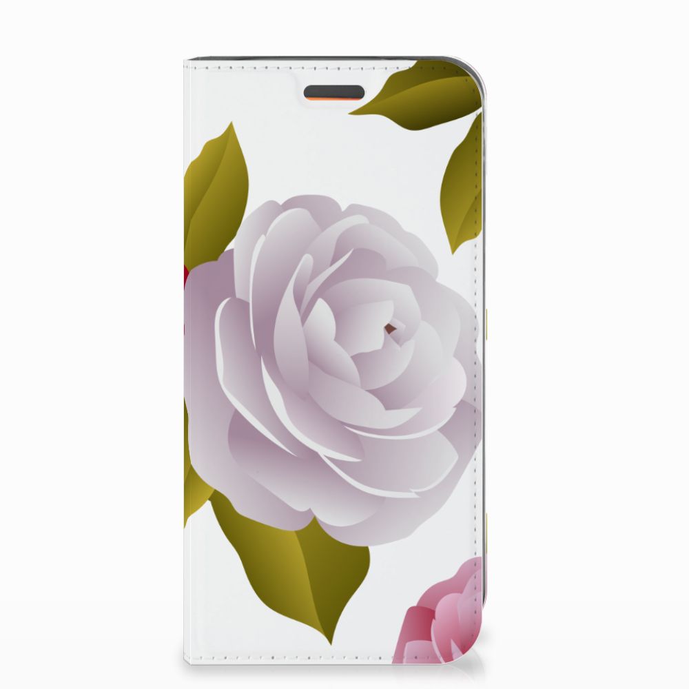 Motorola Moto E5 Play Smart Cover Roses