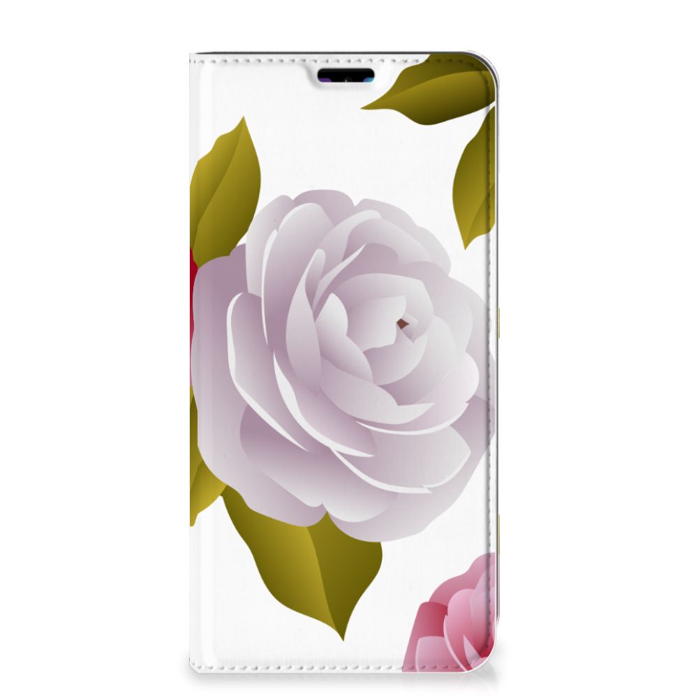Huawei Y7 hoesje Y7 Pro (2019) Smart Cover Roses