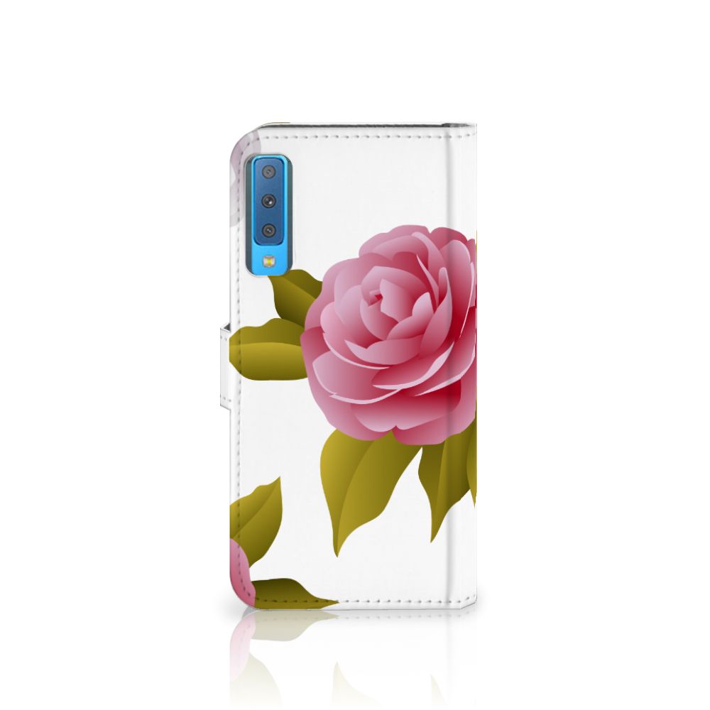 Samsung Galaxy A7 (2018) Hoesje Roses