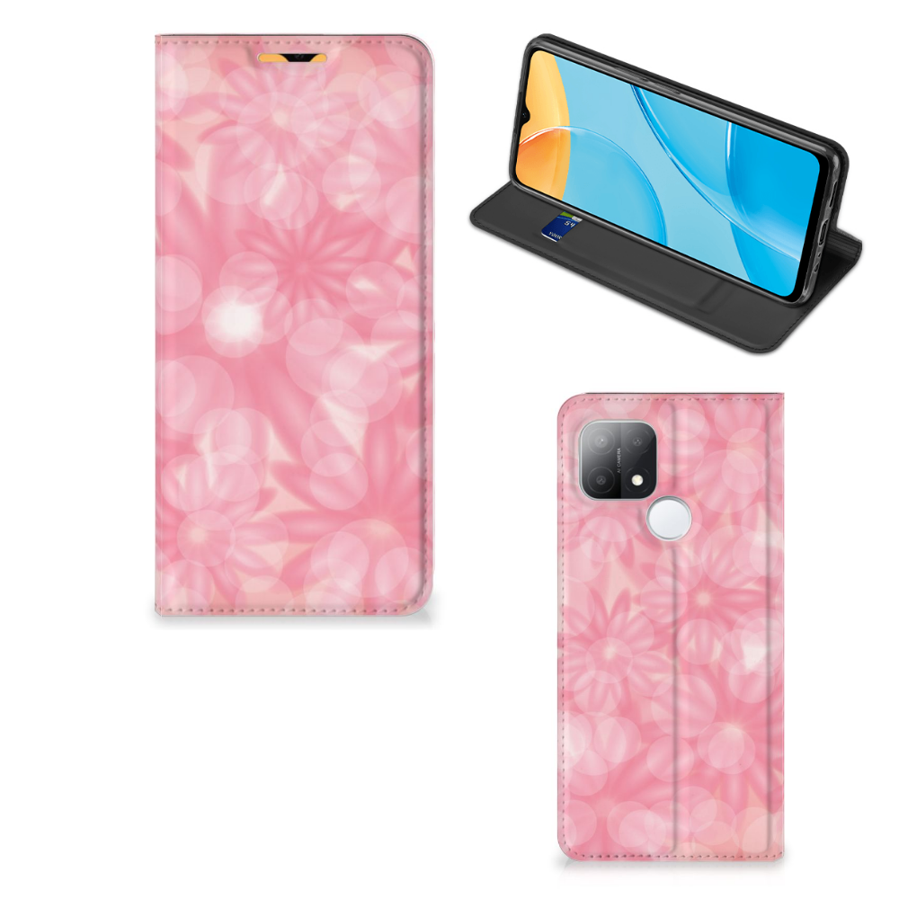 OPPO A15 Smart Cover Spring Flowers