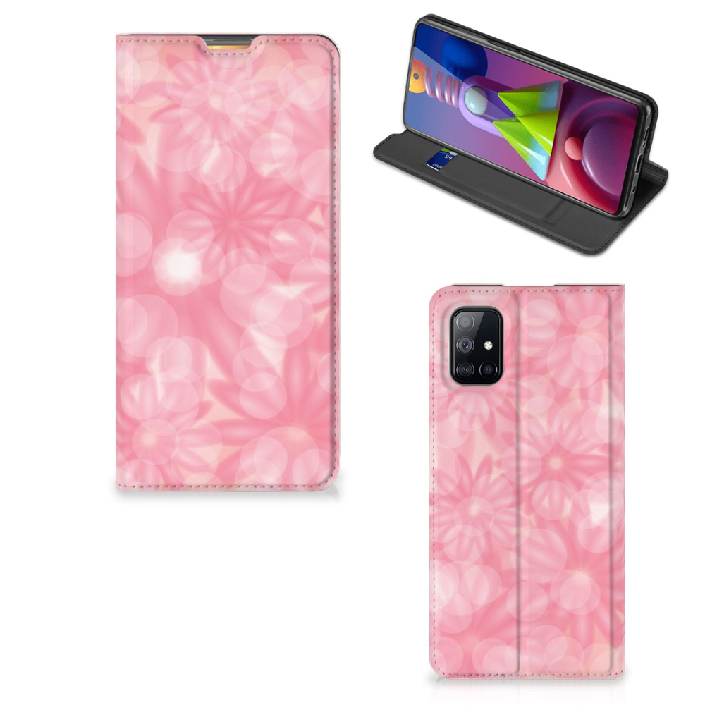 Samsung Galaxy M51 Smart Cover Spring Flowers