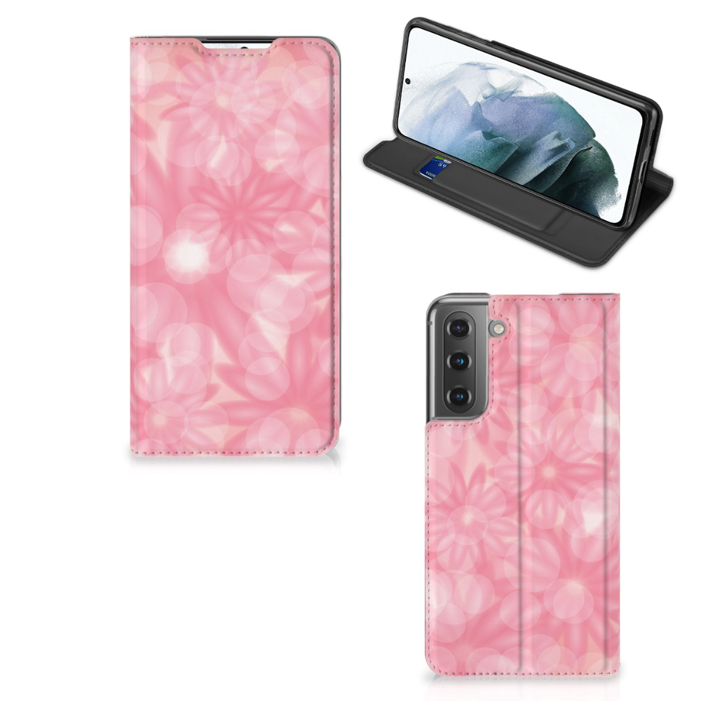 Samsung Galaxy S21 FE Smart Cover Spring Flowers
