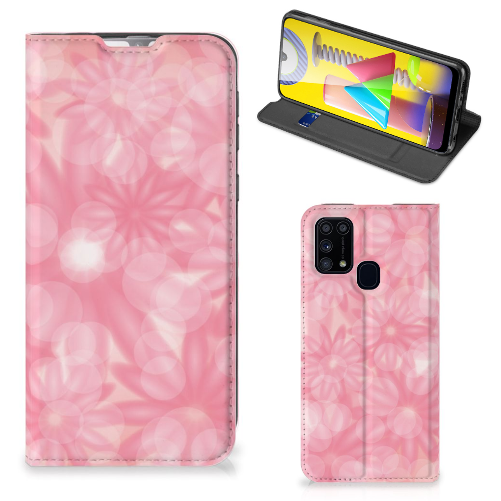 Samsung Galaxy M31 Smart Cover Spring Flowers
