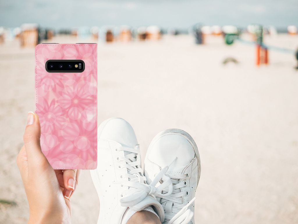 Samsung Galaxy S10 Smart Cover Spring Flowers