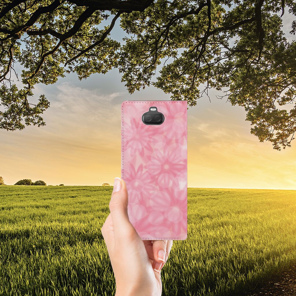 Sony Xperia 10 Plus Smart Cover Spring Flowers