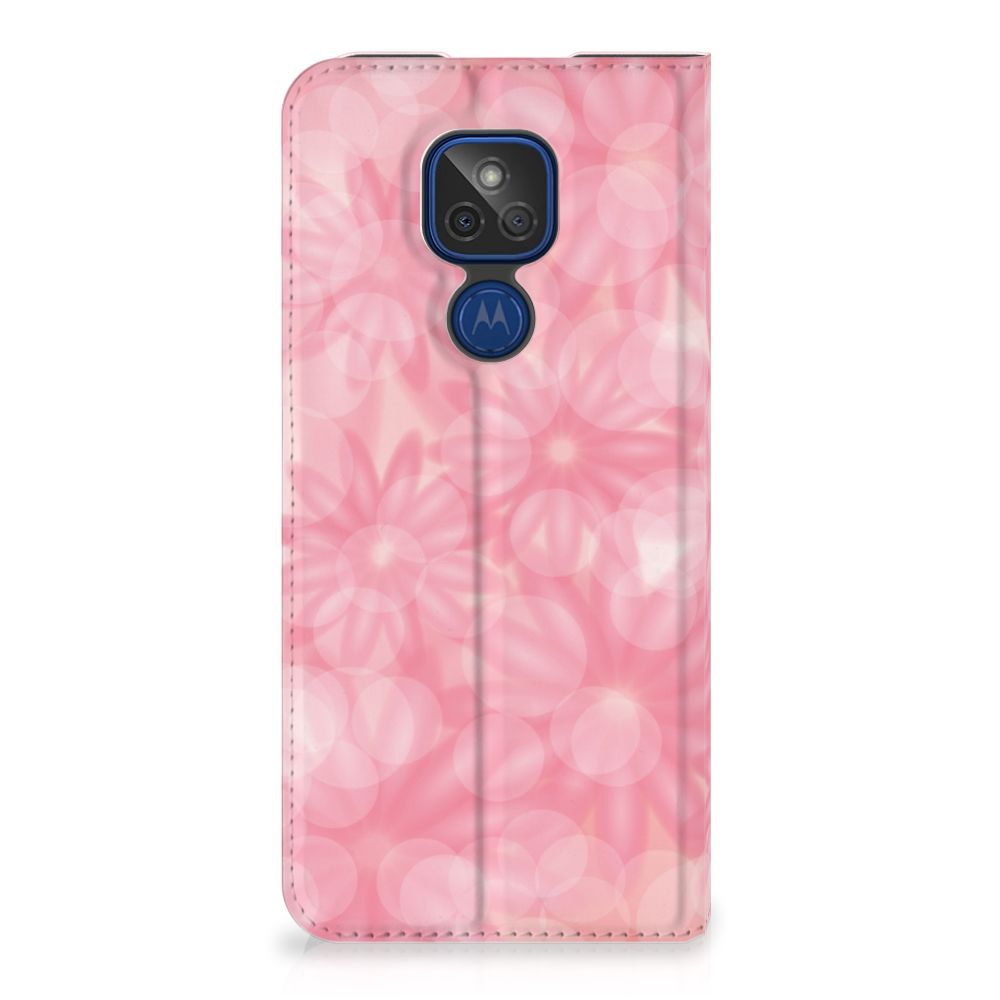 Motorola Moto G9 Play Smart Cover Spring Flowers