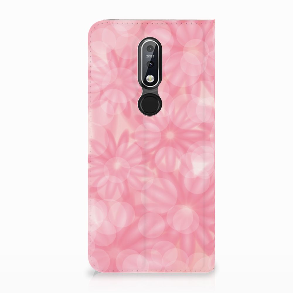 Nokia 7.1 (2018) Smart Cover Spring Flowers
