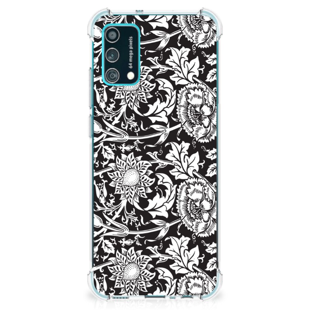 Samsung Galaxy M02s | A02s Case Black Flowers