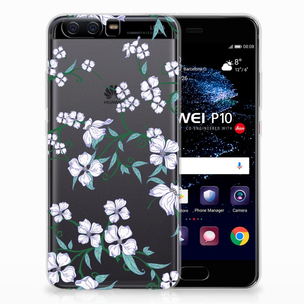 Huawei P10 Uniek TPU Case Blossom White