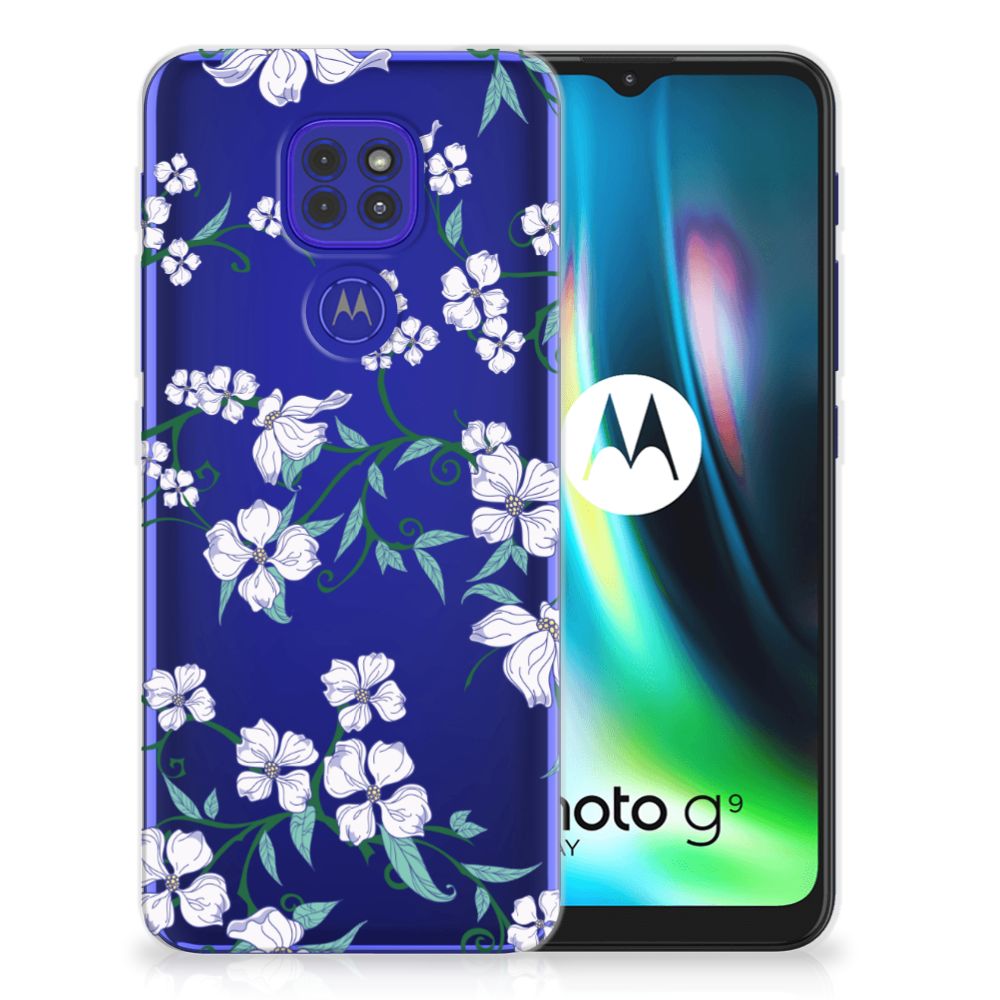 Motorola Moto G9 Play | E7 Plus Uniek TPU Case Blossom White