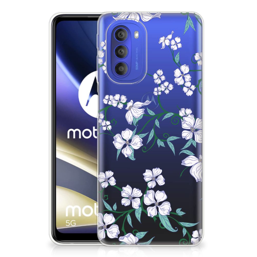 Motorola Moto G51 5G Uniek TPU Case Blossom White