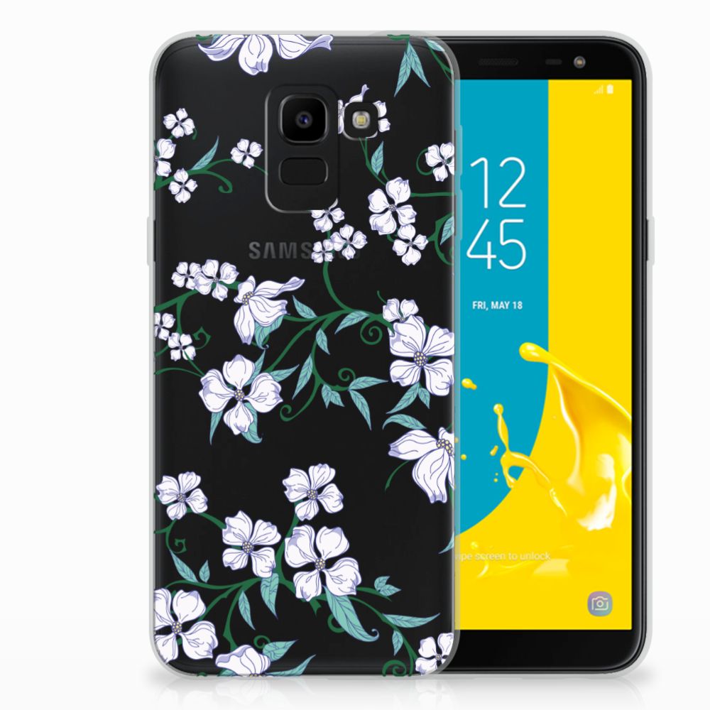Samsung Galaxy J6 2018 Uniek TPU Case Blossom White