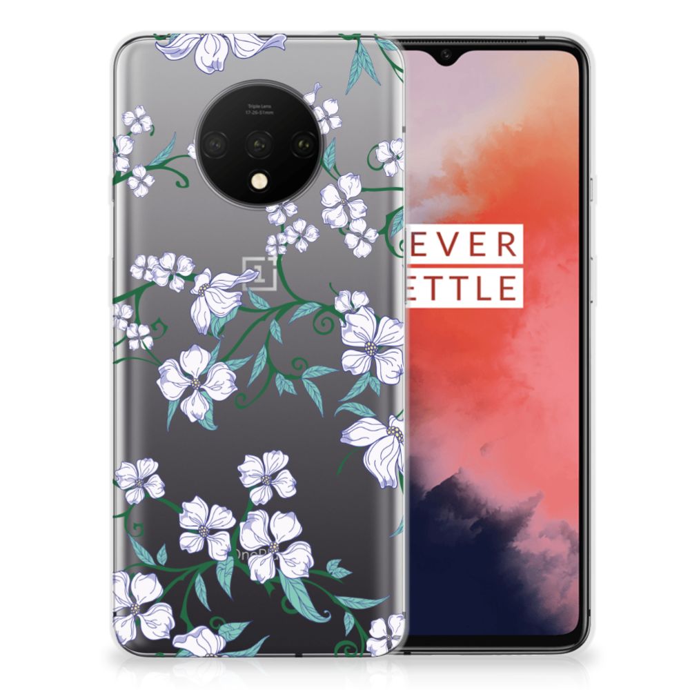 OnePlus 7T Uniek TPU Case Blossom White