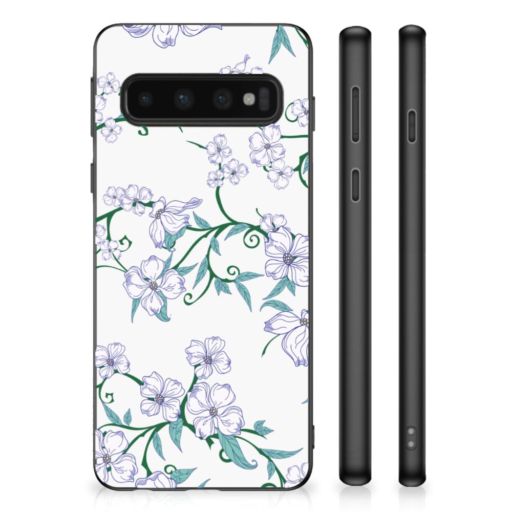 Samsung Galaxy S10 Uniek Skin Case Blossom White