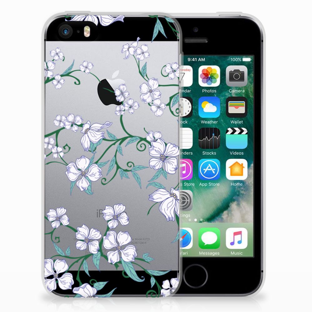 Apple iPhone SE | 5S Uniek TPU Hoesje Blossom White