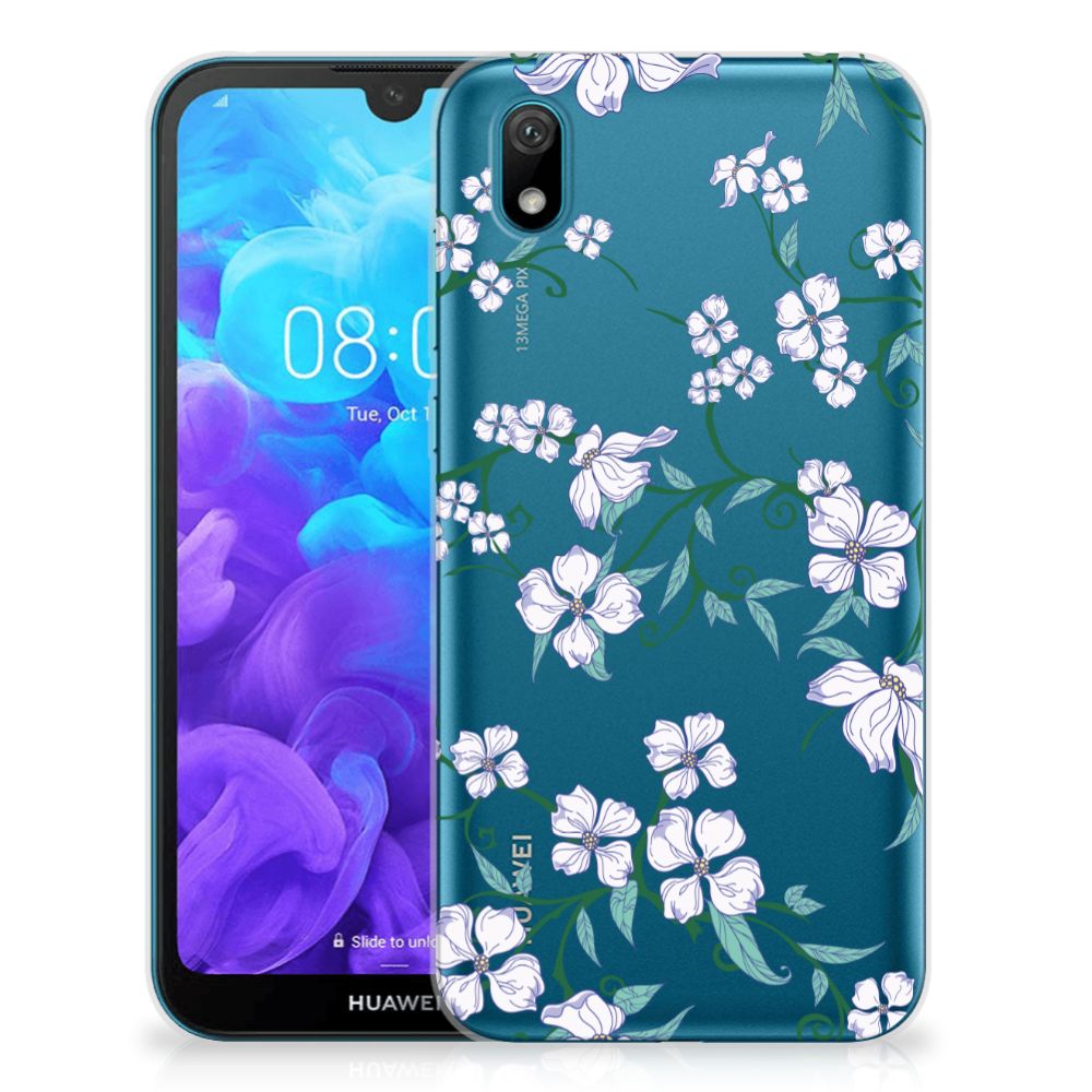 Huawei Y5 (2019) Uniek TPU Case Blossom White