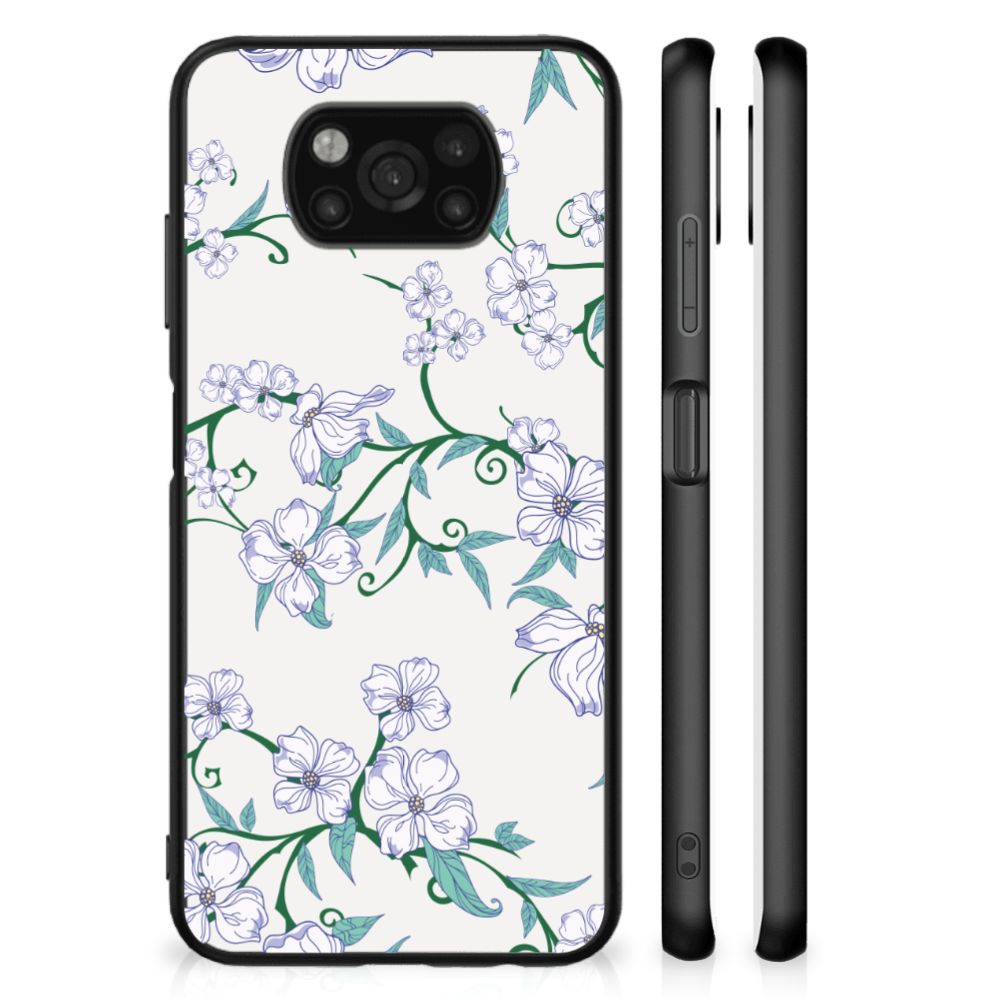 Xiaomi Poco X3 | X3 Pro Uniek Bloemen Hoesje Blossom White