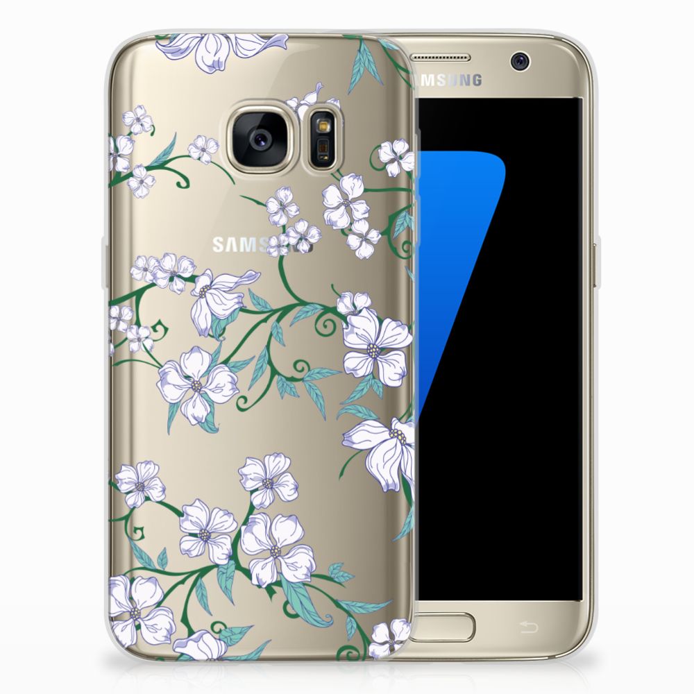 Samsung Galaxy S7 Uniek TPU Case Blossom White