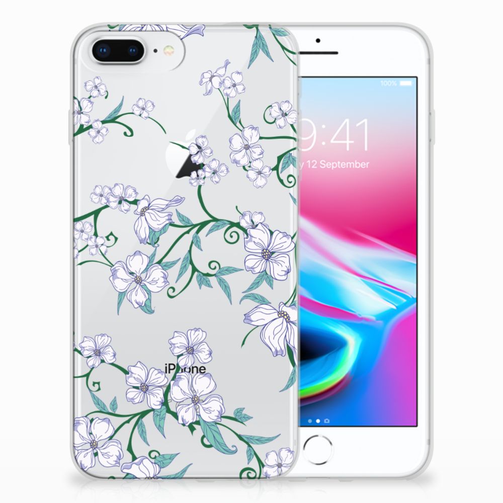 Apple iPhone 7 Plus | 8 Plus Uniek TPU Case Blossom White