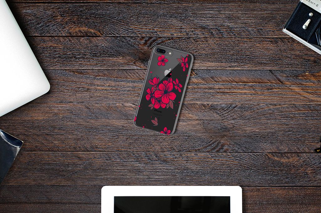 Apple iPhone 7 Plus | 8 Plus TPU Case Blossom Red