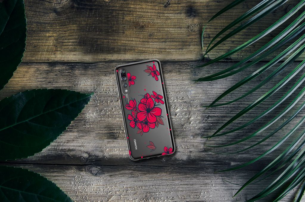 Huawei P20 Pro TPU Case Blossom Red