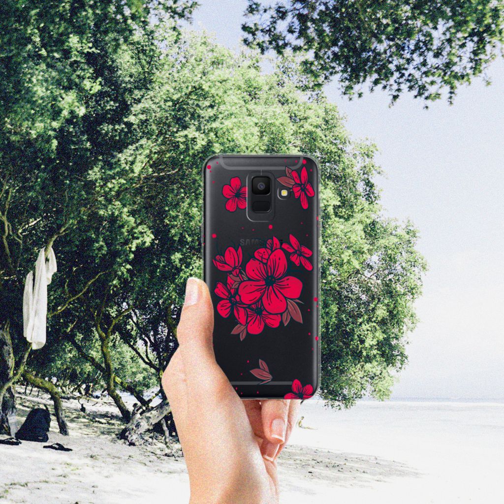 Samsung Galaxy A6 (2018) TPU Case Blossom Red