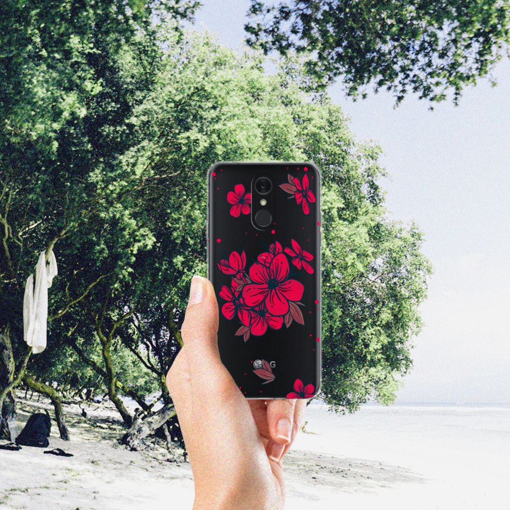 LG Q7 TPU Case Blossom Red