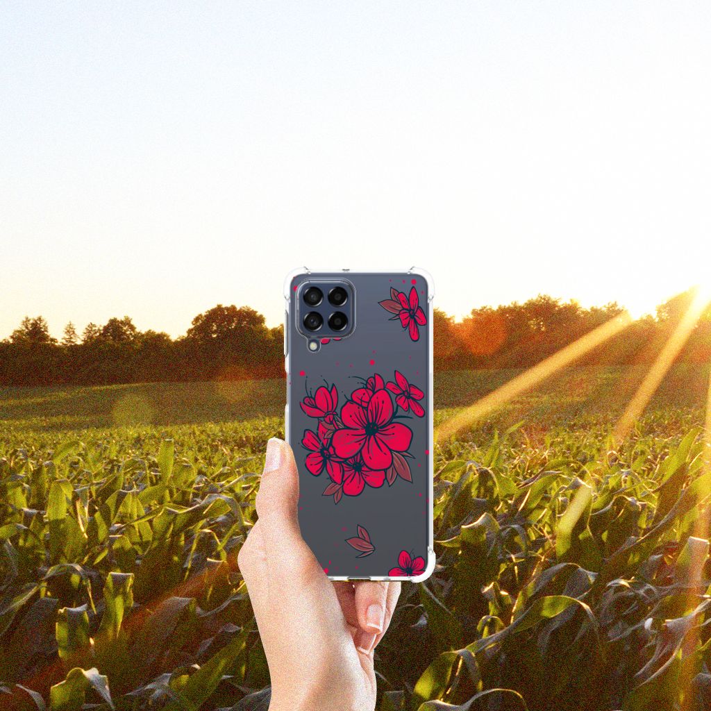 Samsung Galaxy M53 Case Blossom Red