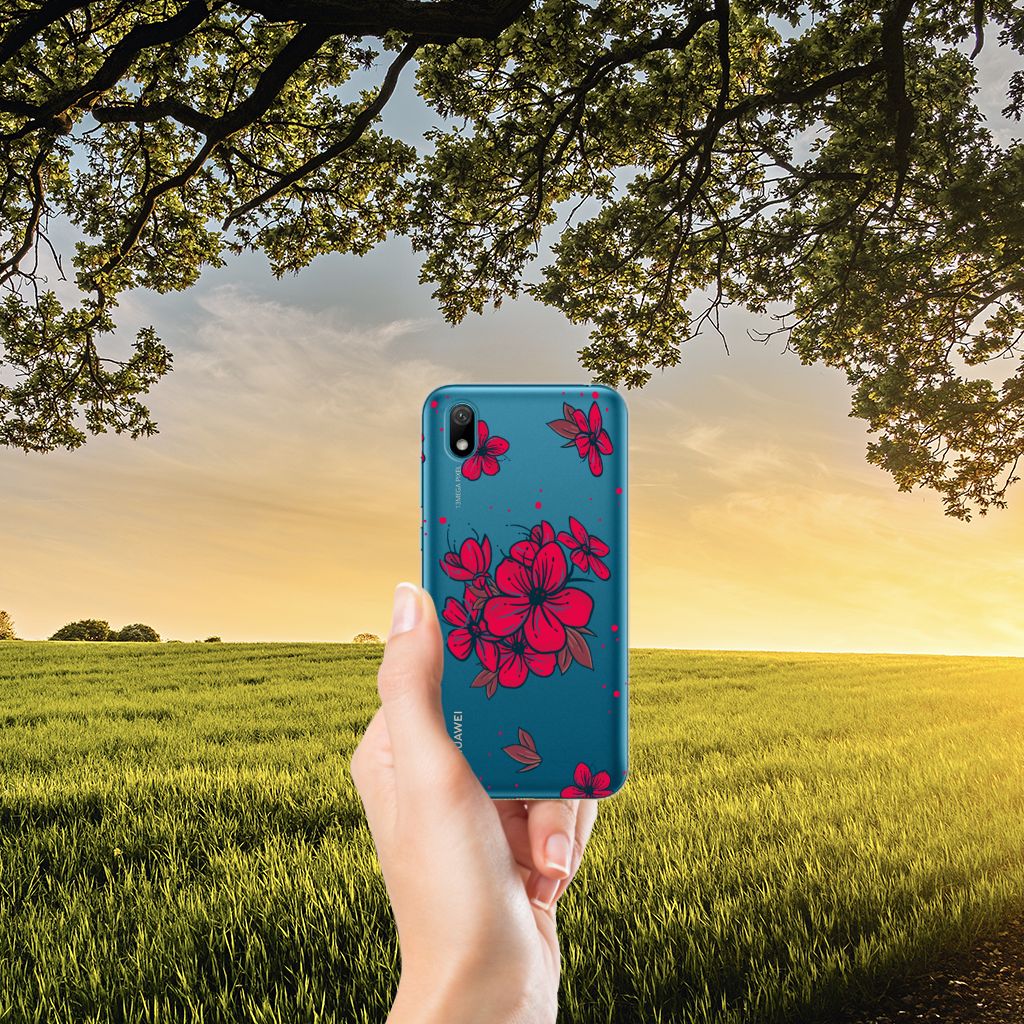 Huawei Y5 (2019) TPU Case Blossom Red