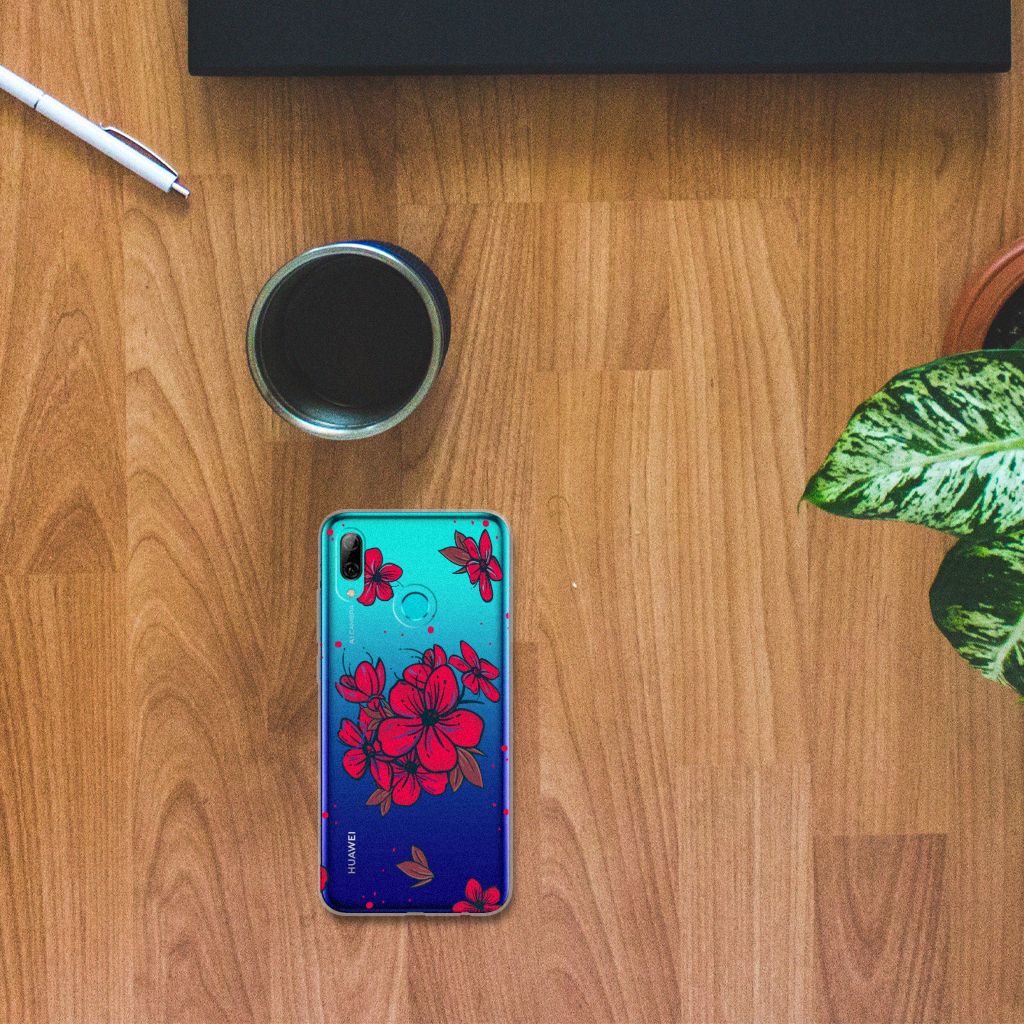 Huawei P Smart 2019 TPU Case Blossom Red