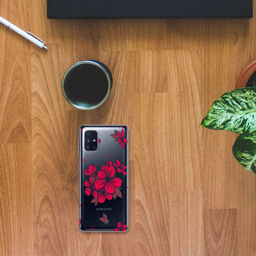 Samsung Galaxy M51 TPU Case Blossom Red